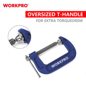 C-CLAMP 100MM (4") WORKPRO - Image 7