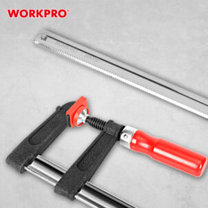 STEEL BAR CLAMP WITH WOODEN HANDLE  120X600MM WORKPRO - Image 3