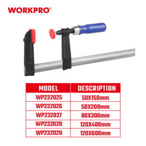 STEEL BAR CLAMP WITH WOODEN HANDLE  120X600MM WORKPRO - Image 6