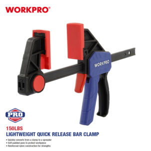 LIGHTWEIGHT QUICK RELEASE BAR CLAMP 600MM (24") WORKPRO - Image 6