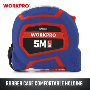 TAPE MEASURE WITH NYLON COATED BLADE 5M(16FT) X19MM WORKPRO