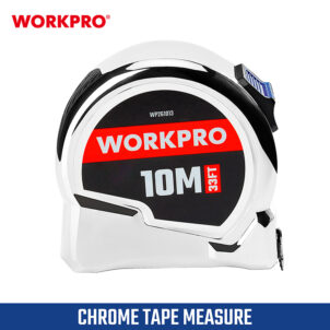 CHROME TAPE MEASURE 10M(33FT) X25MM WORKPRO