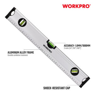 ALUMINUM BOX LEVEL 450MM WORKPRO