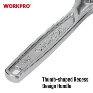 HEAVY DUTY ADJUSTABLE WRENCH 200MM (8") CR-V WORKPRO - Image 3