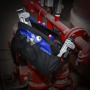 CLOSE TOP WIDE MOUTH STORAGE BAG WITH WATERPROOF MOLDED BASE 510MM (20") WORKPRO - Image 2