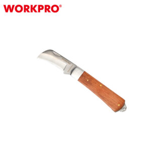 ELECTRICIAN KNIFE WITH CURVED BLADE WORKPRO