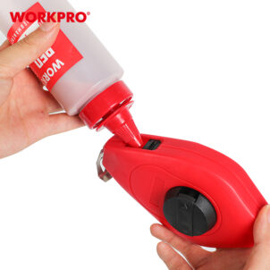 CHALK LINE REEL SET WITH RED CHALK 30M WORKPRO - Image 4