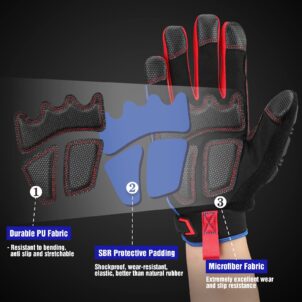 ANTI IMPACT WORK GLOVES - L WORKPRO - Image 3