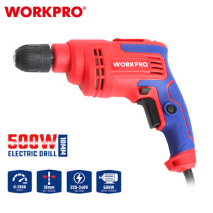 WORKPRO 10mm KEYLESS PROFESSIONAL ELECTRIC DRILL